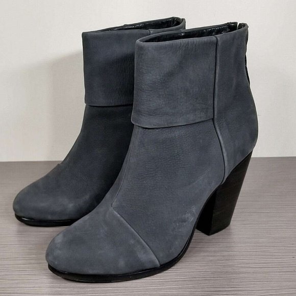 Rag & Bone 'Newbury' Bootie, Gray Nubuck, Womens 9.5 / 39.5 - Picture 3 of 12